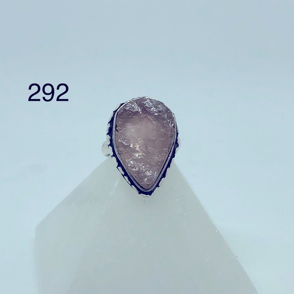 Rough Rose Quartz Ring
